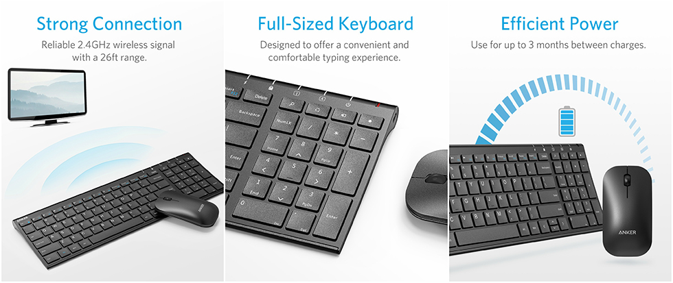 PC周辺機器 まとめセット Logicool Anker 2.4GHzのワイヤレス信号搭載、Windows OS機器用 「Anker 2.4GHz